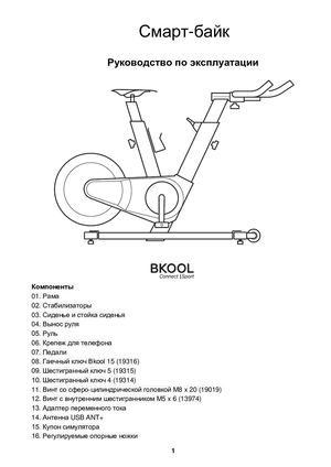 Smart Bike  Rus Руководство по эксплуатации