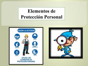 Presentación Elementos de Proteccion Personal E.P.P