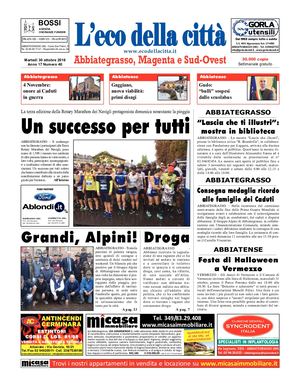 L'eco della città del 30 ottobre 2018