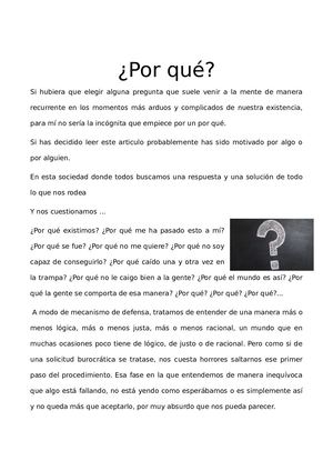 Por Qué