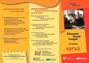 Esi Folletos Para Los Docentes