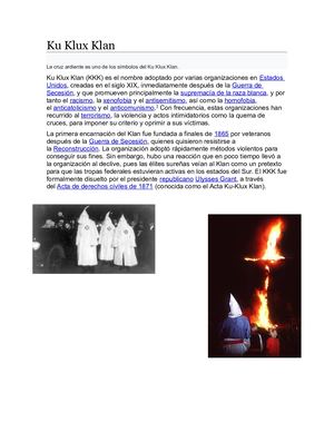Ku Klux Klan