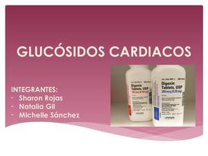Glucósidos Cardiacos
