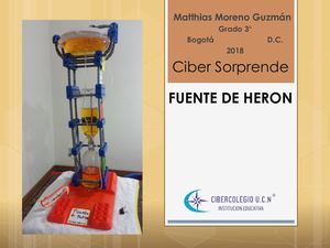 MMG Ciber Sorprende 2018 Fuente de Herón