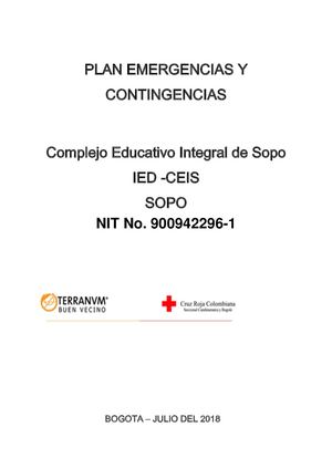 Pec Complejo Educativo Integral De Sopo Ied Ceis