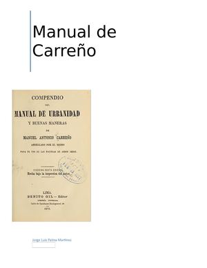 Manual De Carreño