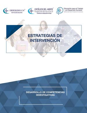 Esrtrategias De Intervención
