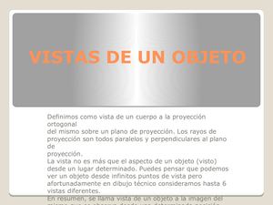 Vistas De Un Objeto