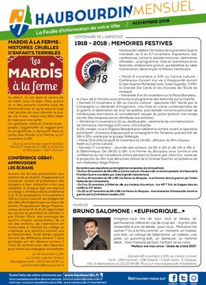ARCHIVE - Mensuel Novembre 2018