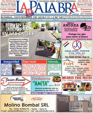 La Palabra N° 127 (Noviembre de 2018)