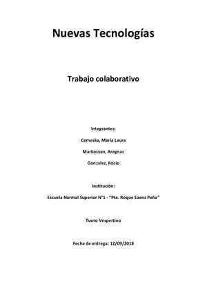 1er Trabajo Colaborativo