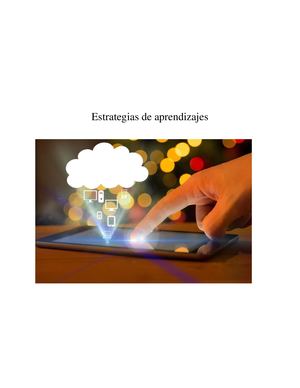 Ensayo Estrategias De Aprendizajes