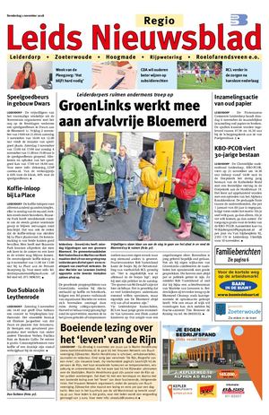 Leids Nieuwsblad Regio 01-11-2018