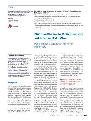 10 PROtokollbasierte MObilisierung Auf Intensivsta TIONen