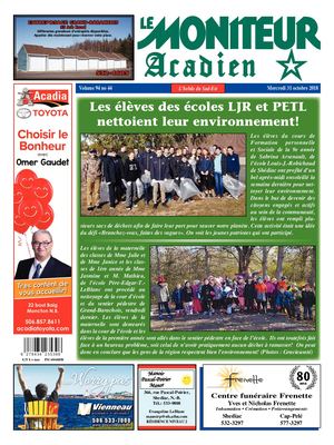 Moniteur Acadien 31 Octobre