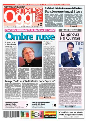 America Oggi 1 Novembre 2018