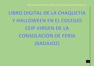 Libro Digital Chaquetía y Halloween Ceip Virgen De La Consolación (Feria)