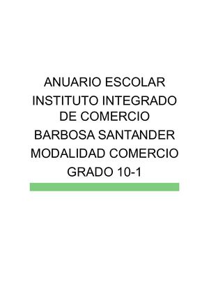 Anuario Escolar