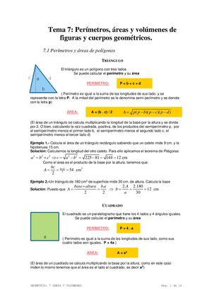 7 Areas Y Volumenes