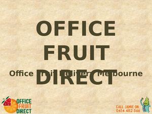 Office Fruit Delivery Melbourne