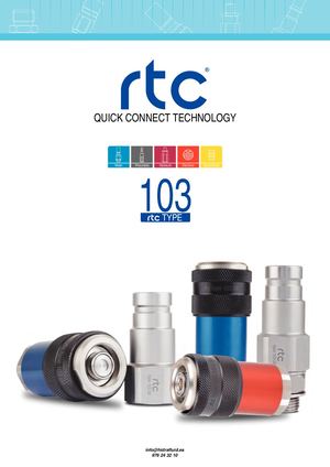 SERIE 103 RTC COUPLINGS