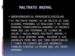 Maltrato Animal 3