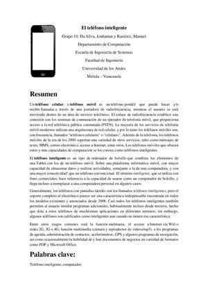 El Telefono Inteligente