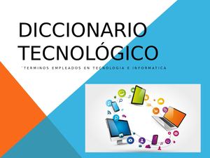 Diccionario Tecnológico (Cuarto)