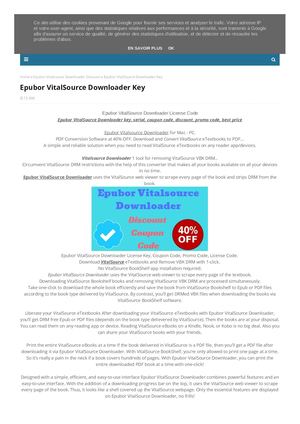 40% OFF Epubor VitalSource Downloader Coupon