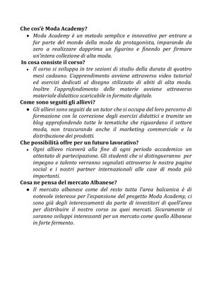 Che Cos’è Moda Academy