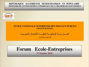 Présentation Forum Enstp 17oct2018
