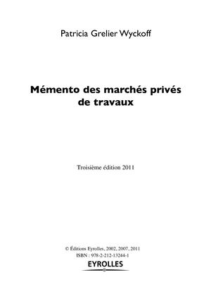 Chapitre 1 : LES MAÎTRES D'OUVRAGE