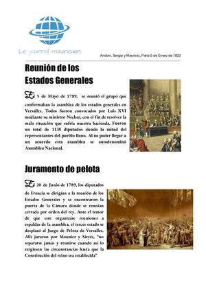 Revolución Francesa Andoni, Sergio Y Mauricio