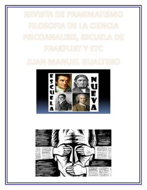 Revista De Pragmatismo Filosofia De La Ciencia Juan