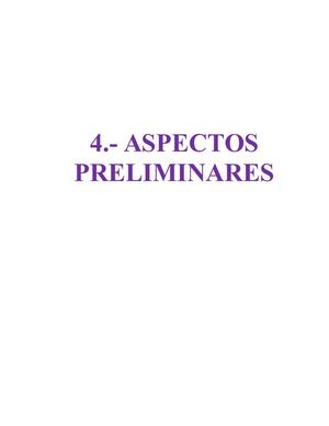Aspectos Preliminares