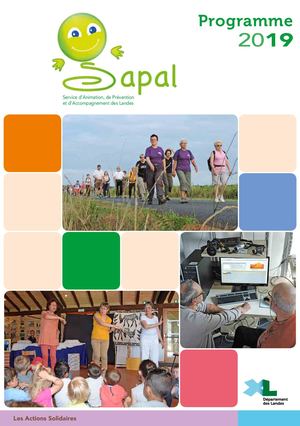 Calendrier des animations 2019 du SAPAL