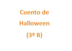 Cuento Cooperativo De Halloween 3b 2018 19