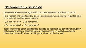 Clasificación y seriación