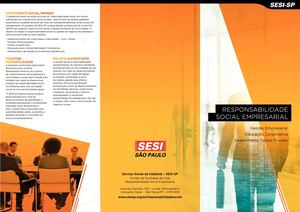Folder Institucional Responsabilidade Social Web