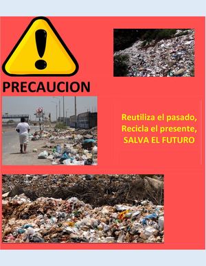 Precaucion Basura Ambiental