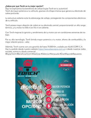 Beneficios de las Bujías Torch