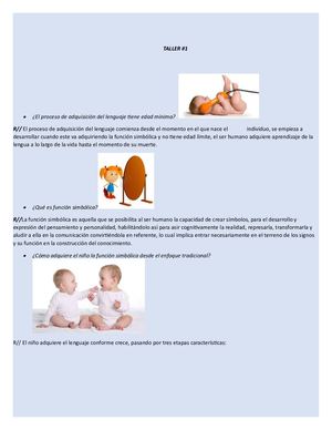 Proceso De Adquisición Del Lenguaje