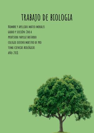 Trabajo De Biologia
