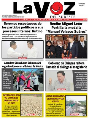 Diario La Voz del Sureste 06-11-2018