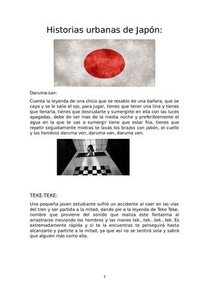 Historias Urbanas De Japón
