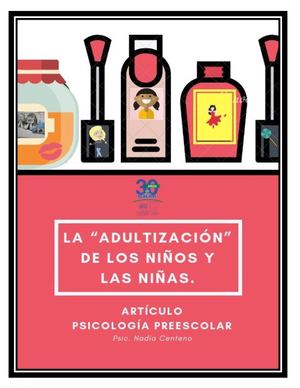 La Adultización De Los Niños