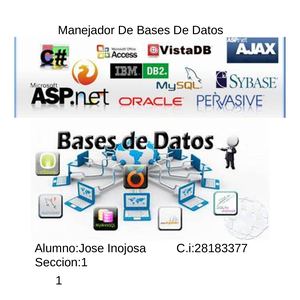 Manejador De Bases De Datos