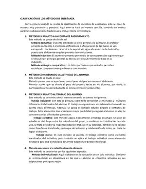 METODOS DE ENSEÑANZA