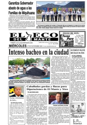 Miércoles 07 Nov 18