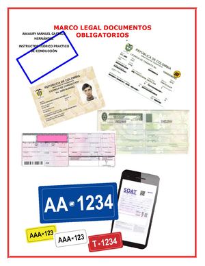 Marco Legal Documentos Obligatorios